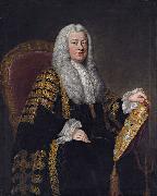 William Hoare Philip Yorke, 1st Earl of Hardwicke oil on canvas